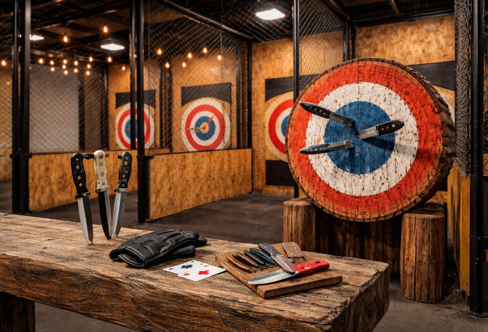 Knife Throwing in Foxborough, MA: What to Expect at Crazy Axes
